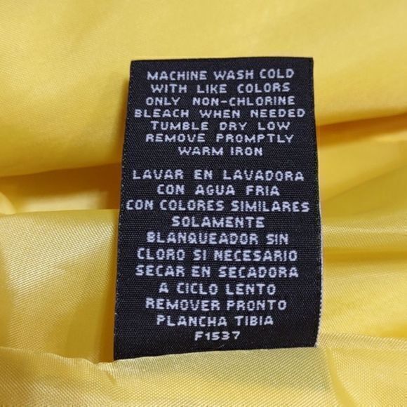 Rafaella Yellow Angled Open Front‎ Linen Blend Blazer NWT Sz 8 - Picture 11 of 14